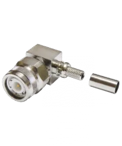 EZ-200-TM-RA-X Times Microwave Systems TNC Right Angle Plug Crimp Connector