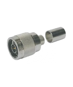 EZ-300-NM-75 Times Microwave Systems N-Male Crimp Connector