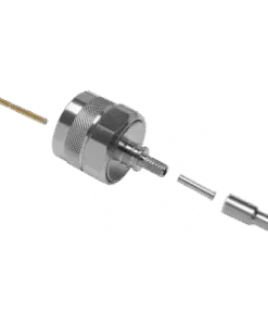 TC-100-NM Times Microwave Systems N-Male Straight Plug Solder Connector