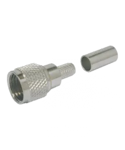 TC-200-MUHF Times Microwave Systems Mini-UHF Plug Solder Connector