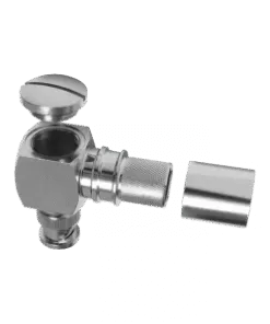 TC-600-BM-RA Times Microwave Systems BNC Right Angle Plug Solder Connector