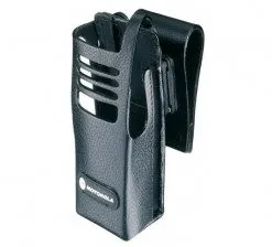 Motorola PMLN5028B Non-Display Radio Hard Leather Carry Case with 2.5