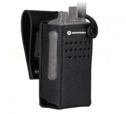 Motorola DP2000 Series Non Display PMLN5866A Hard Leather Carry Case with 3