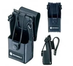 Motorola DP1400 Series RLN5384B Leather Carry Case with 6.4cm Swivel Belt Loop